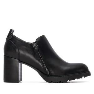 NEW XTI women's 144301 block heeled sandals in black